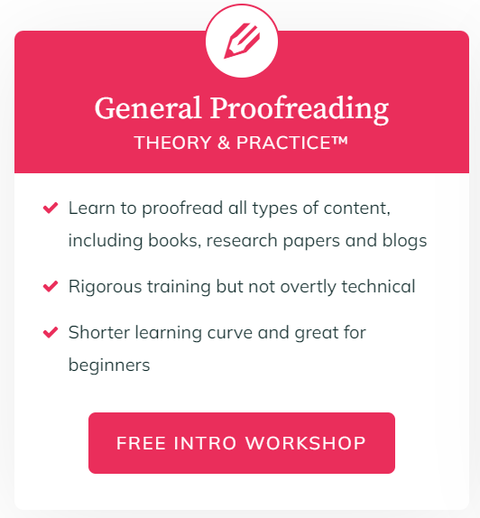 General Proofreading Course