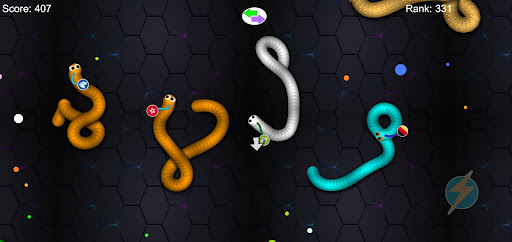 Screenshot Snake Worm Slither Zone IO