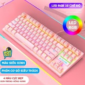 Ziyou Lang K2 - Bàn Phím Cơ K2 Pro 87 Phím, Bàn Phím Máy Tính Chơi Game Có Dây Led Rgb 10 Chế Độ Khác Nhau