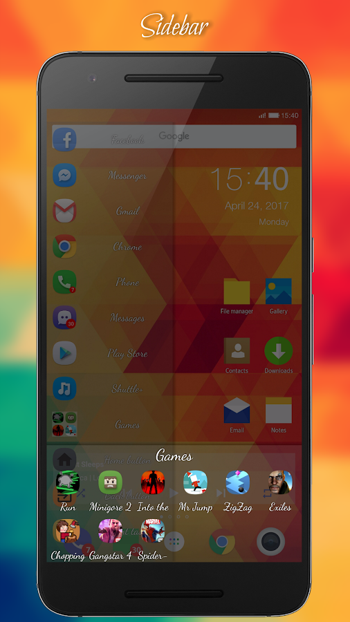   Side Apps Bar - Edge Sidebar – Capture d'écran 
