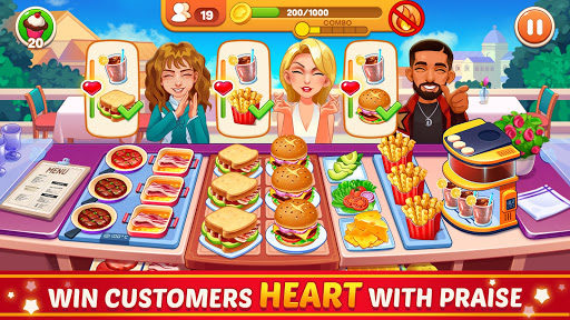 Télécharger Gratuit Cooking Dream: Crazy Chef Restaurant Cooking Games APK MOD (Astuce) screenshots 3