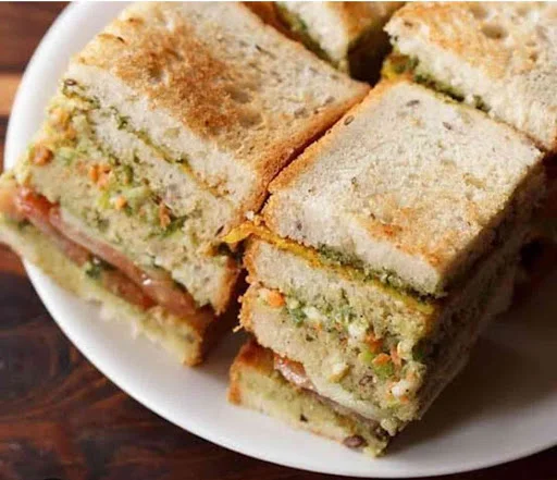 Veg Club Grill Sandwich