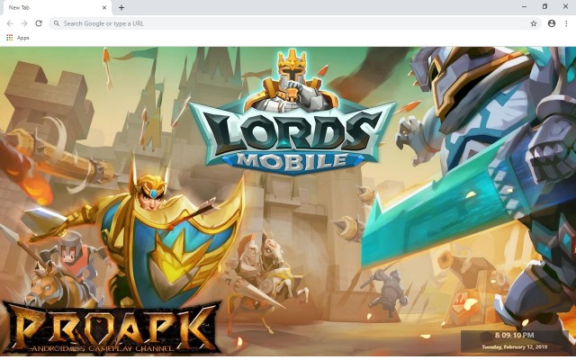 Lords Mobile Custom New Tab