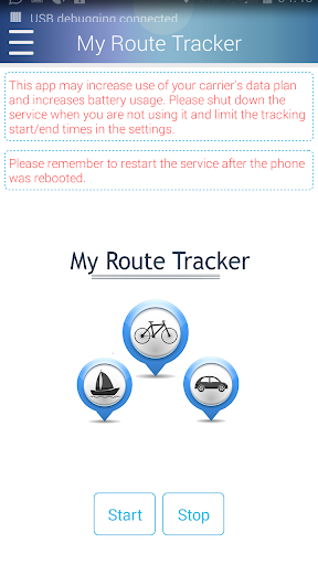 My Route Tracker