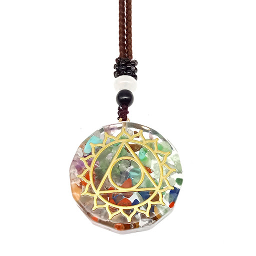 Title 8, Cross-border hot selling colorful gravel neckla...
