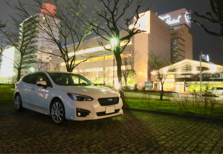 インプレッサ スポーツの夜景撮影・萬代橋とコラボ・柳都大橋、ホテル日航新潟とコラボに関するカスタム事例の投稿画像5枚目