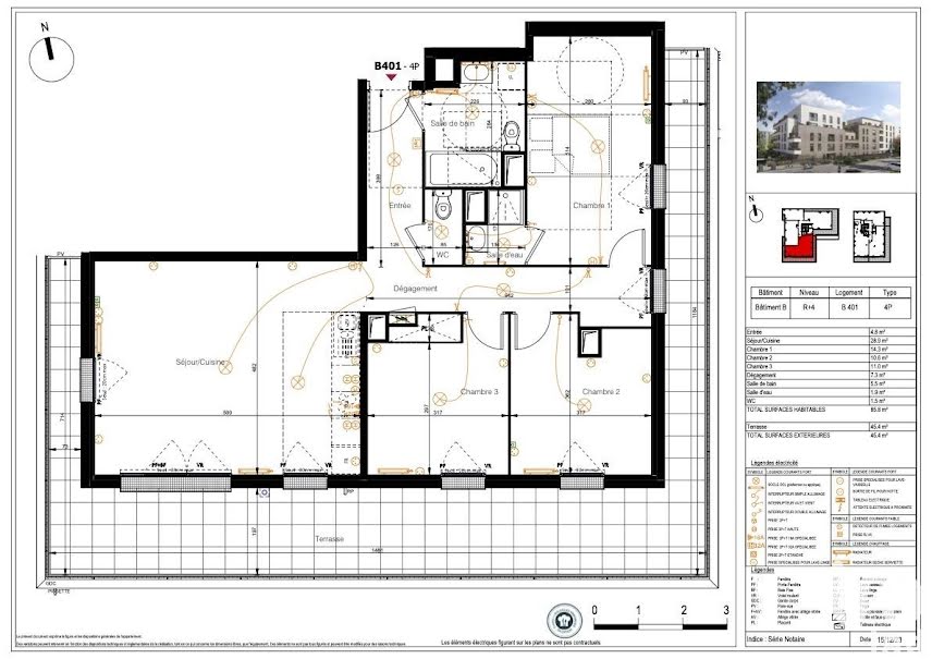 Vente appartement 4 pièces 85 m² à Les Clayes-sous-Bois (78340), 384 000 €