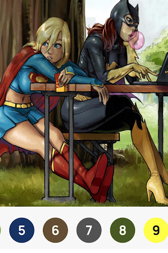 Paint Color Coloring by Number for Adults