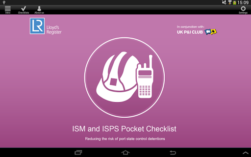 ISM  ISPS Pocket Checklist