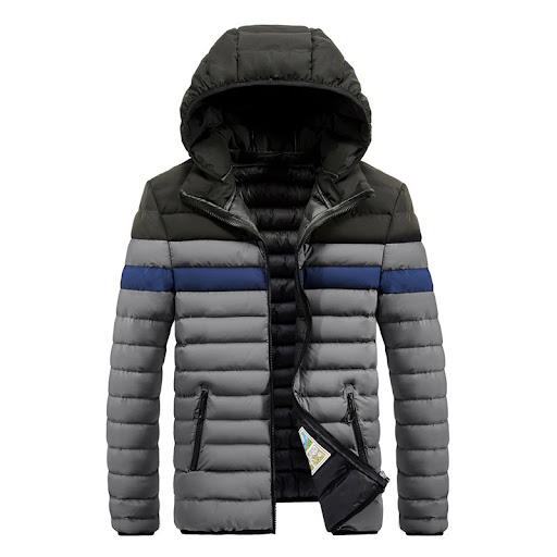 Title 3, Hooded striped ribbed fashion vest cotton jacke...