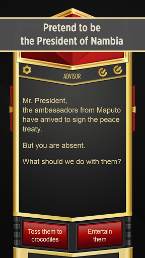 Screenshot Mr. President: Text Adventure