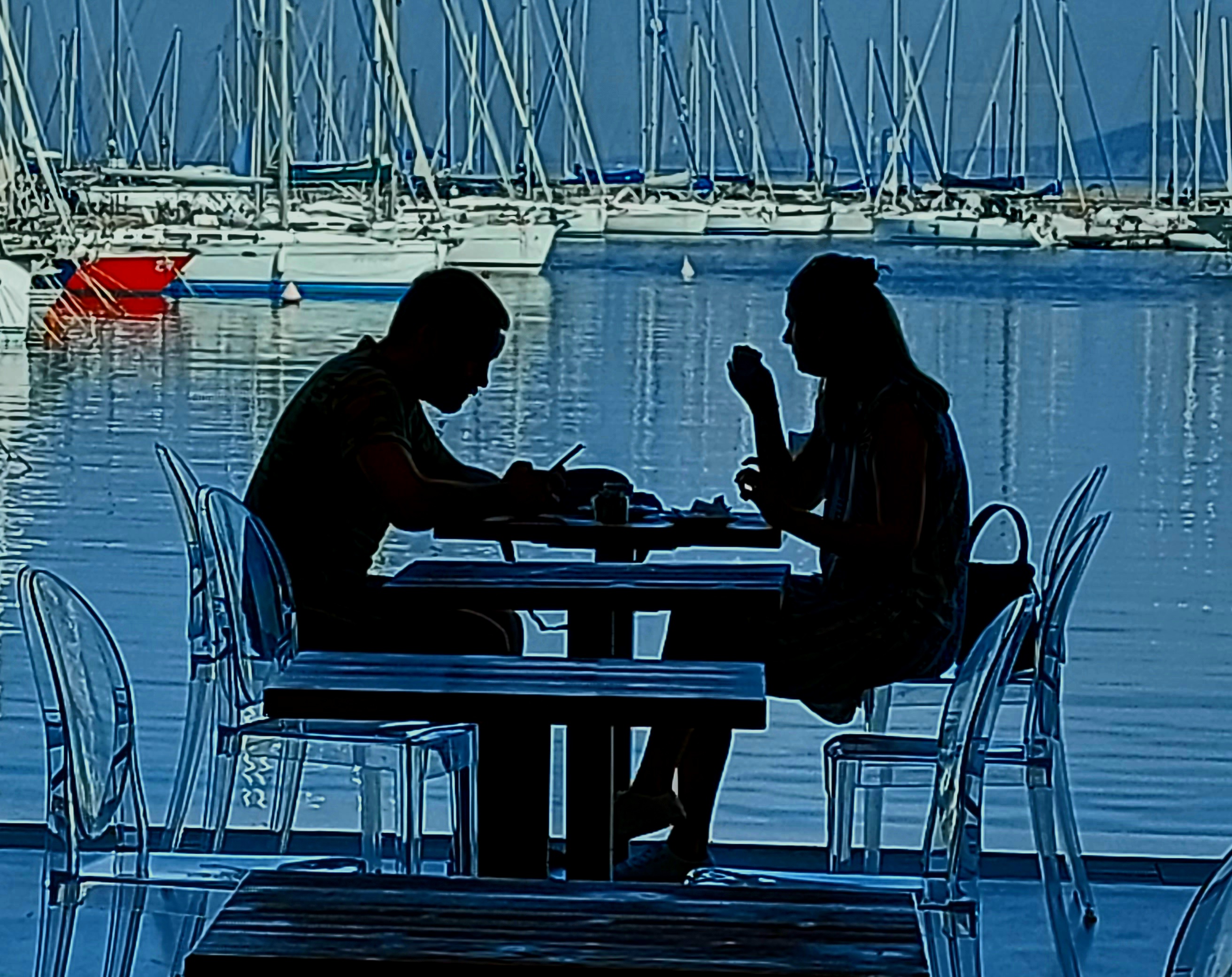 Colazione in riva al mare, Trieste. di terazuc