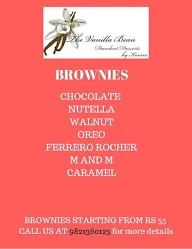 The Vanilla Bean menu 1