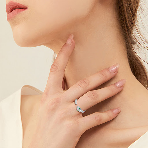Title 2, Womens Fashion Vintage Sterling Silver Ring, a...