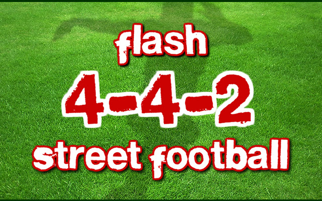 Flash 4-4-2 Street Football Soccer Game chrome extension