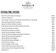 Suchali's Artisan Bakehouse menu 4