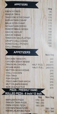 Bhumika's Cafe menu 1