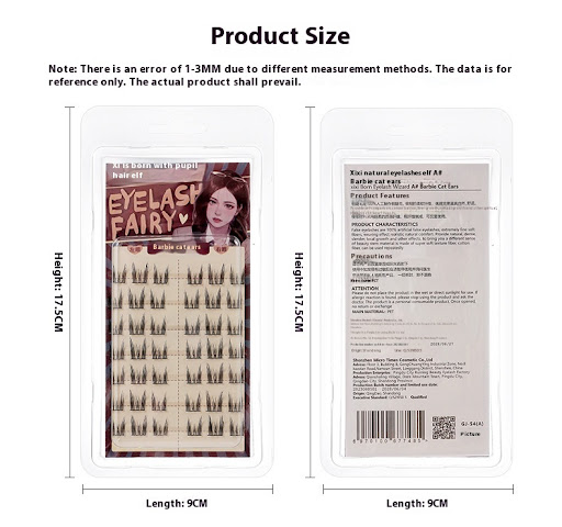 Title 7, Portable Segmented Natural Thick False Eyelashe...