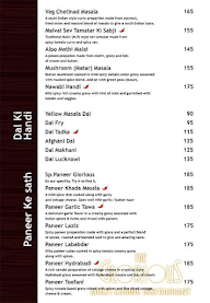 The Glorious Restaurant menu 7