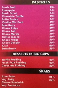 Cake Walk menu 2