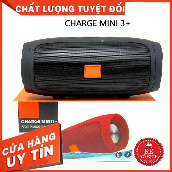 Loa Bluetooth Không Dây Charge 3 Mini Vỏ Nhôm Nghe Nhạc Hay Âm Thanh Chất Lượng Hỗ Trợ Cắm Thẻ Nhớ Và Usb