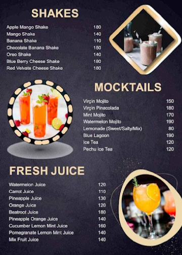 Cafe Weekends Forever menu 