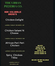 The Urban Pizzeria menu 3