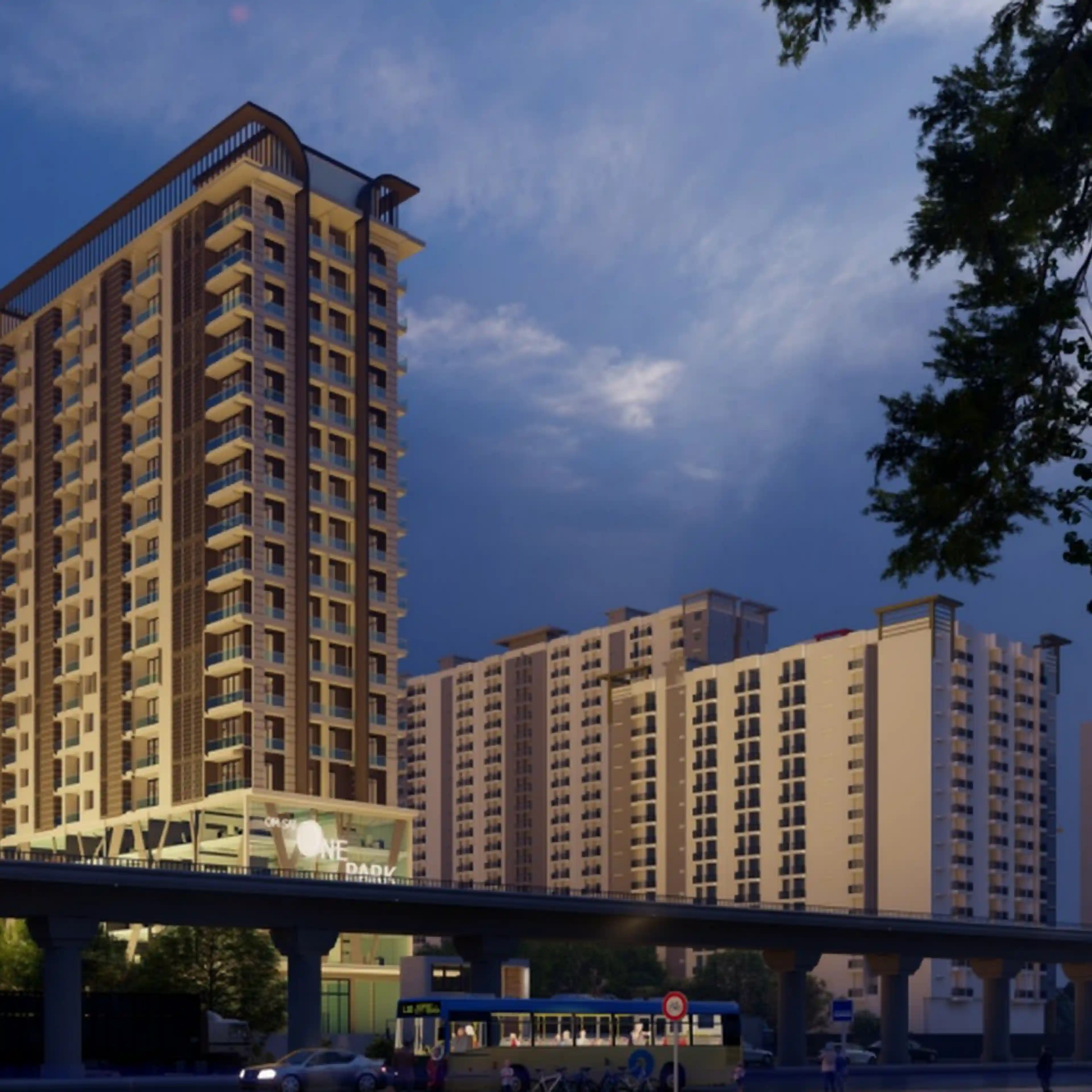 Infini Om Sai One Park-elevation-1