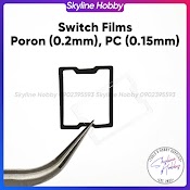 Switch Films - Các Loại Film Dùng Mod Switch Bàn Phím Cơ - Poron Switch Film, Pc Switch Film