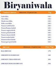 Biryaniwala menu 1