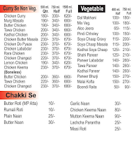 Tawa & Tandoor menu 2