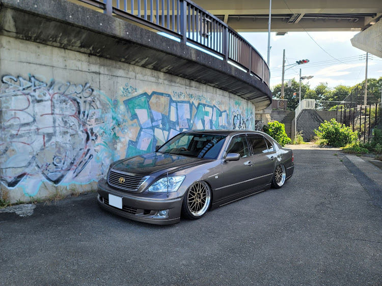 セルシオのスマホ撮影・グレイッシュブラウンマイカメタリック・BBS LM DG-BKBD・グランドビクトリア湘南・ATF交換に関するカスタム事例の投稿画像5枚目