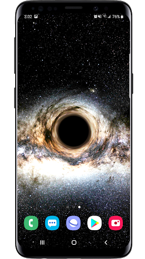 Screenshot Black Hole 3D Live Wallpaper