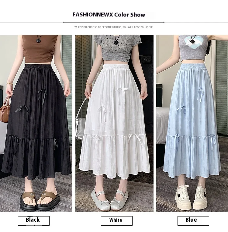 Jupe robe femme style ballet français avec nœud, effet gâteau à étages, pour une allure élégante et sophistiquée.