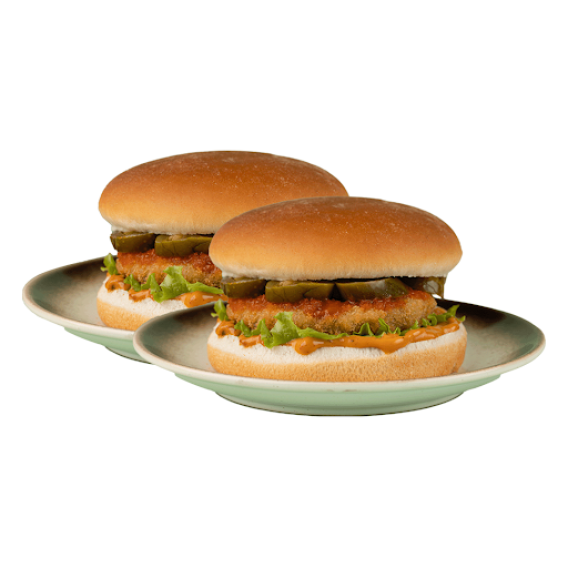 2 x Spicy Aloo Tikki Burger