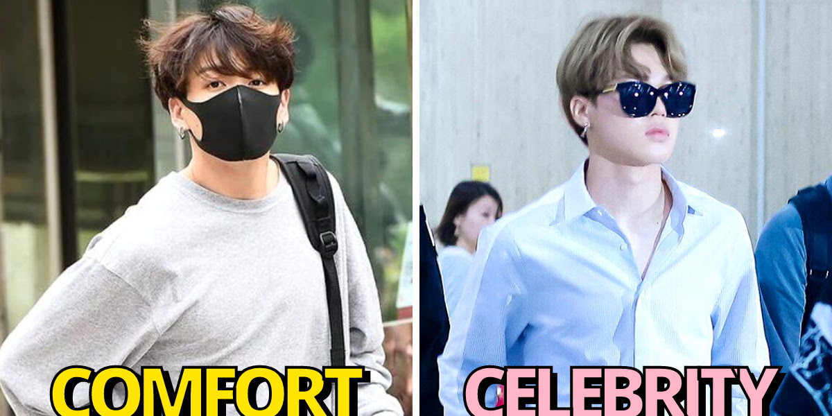 BTS Arrives At The Airport In Their Own Casual Styles And ARMYs