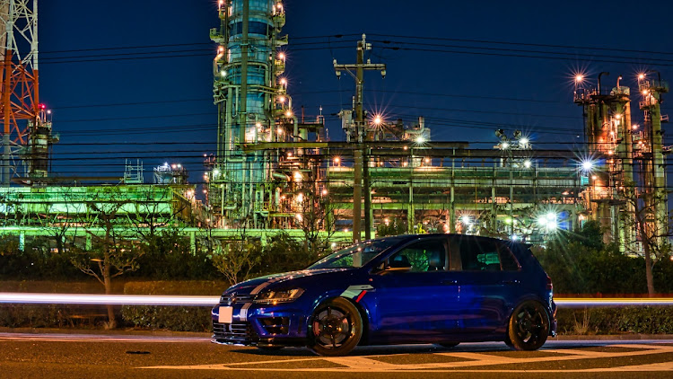ゴルフ Rの工場夜景・工場夜景と愛車に関するカスタム事例の投稿画像6枚目