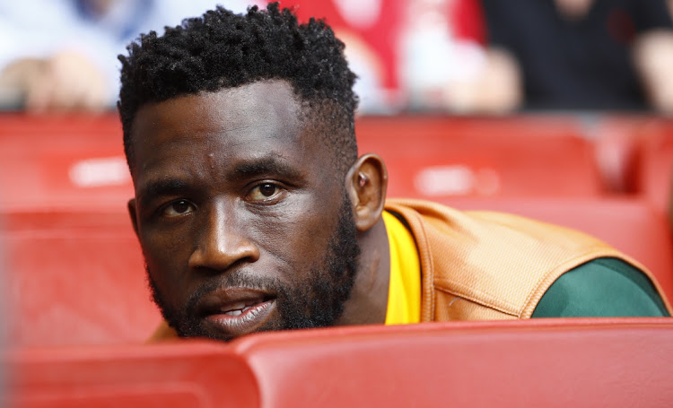 Siya Kolisi during the Rugby World Cup 2023 warm-up match between Wales and South Africa at the Principality Stadium on August 19 2023 in Cardiff, Wales.