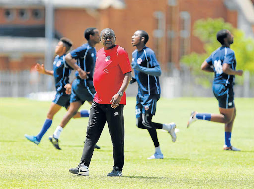 TOUGH ASK: Chippa United head coach Dan Malesela will be hoping to see his faltering side turning the corner when they take on Orlando Pirates at Nelson Mandela Bay Stadium tonight Picture: GALLO IMAGES