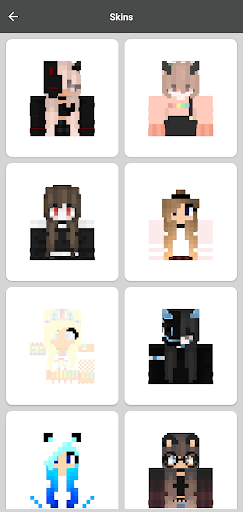 Screenshot Girls Skins for Minecraft PE