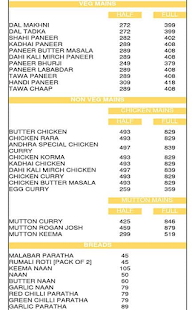 Saffron - Truly Indian menu 6