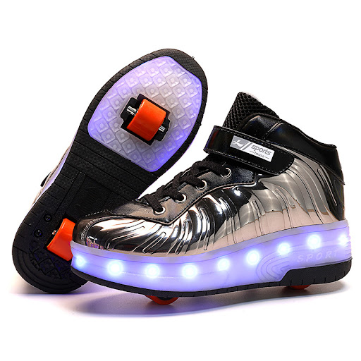 Title 5, LED Light Up Childrens Wheel Shoes, fun and sa...