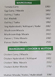 Manasi Roof Top Restaurant menu 4