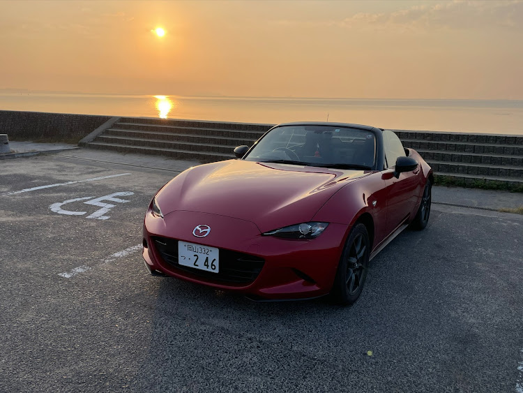 ロードスターの気まぐれ投稿・朝活ドライブ・沙美海岸・ロードスターはいいぞ・オープンカーのある生活に関するカスタム事例の投稿画像5枚目
