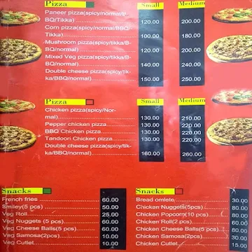 Burger Xpress menu 