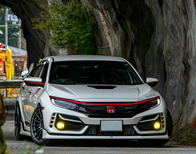 シビックタイプRのせせらぎ公園・HONDA白おっさんクラブ・FN2　FK2　FK8　FL5・CR-Z ZF2・与位の洞門に関するカスタム事例の投稿画像6枚目