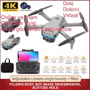 Flycam K101 Max - Cảm Biến Va Chạm - Mắt Quang - Chỉnh Gốc Camera Trên Remote - Quá Ok