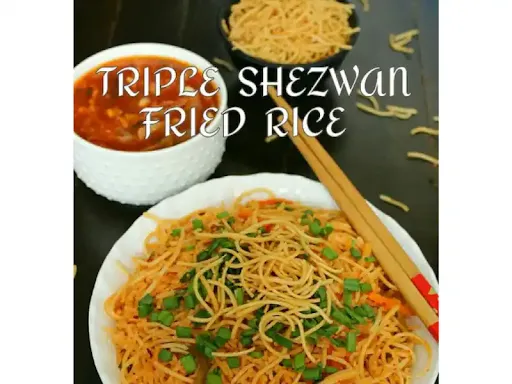 Seafood Triple Schezwan Fried Rice