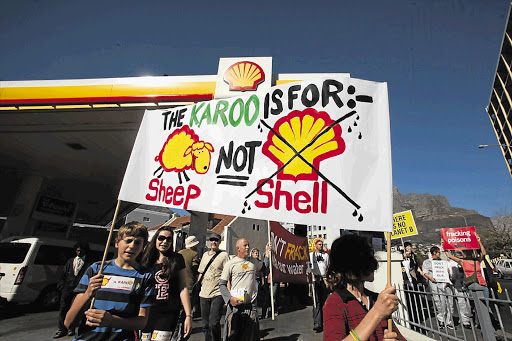 A protest march against fracking in the Karoo. (File picture)