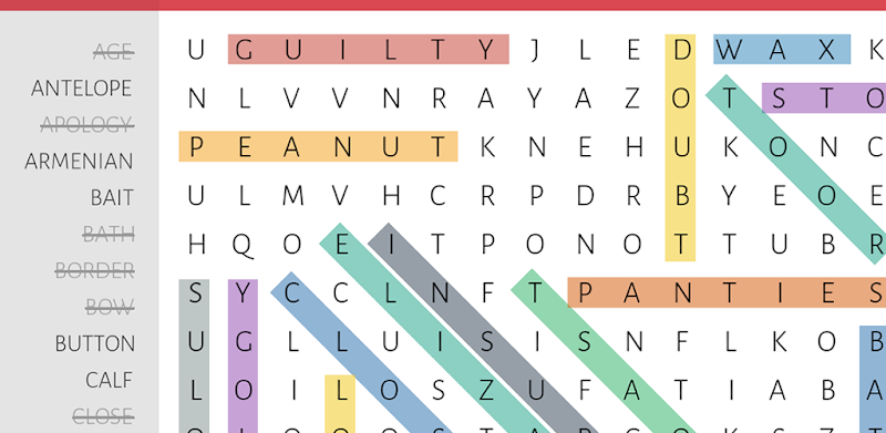 Word Search - Free Crossword and Puzzle Game